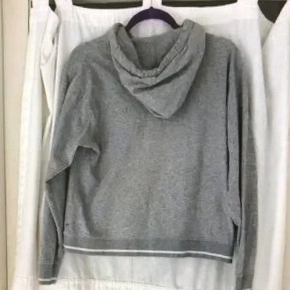 La Hearts Heather Gray Women's Hoodie Sweater - Picture 8 of 8